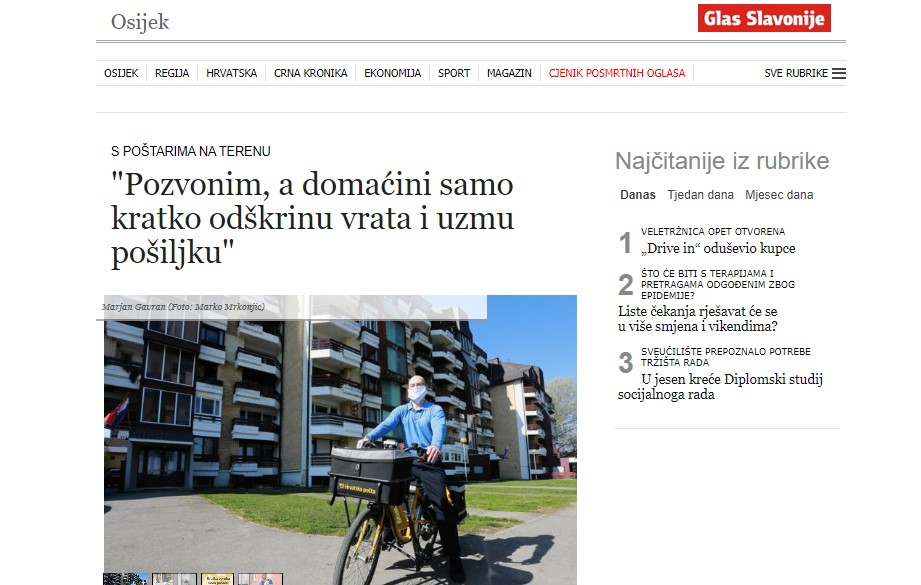 Radno glas vrijeme oglasi slavonije Kuća Peciva